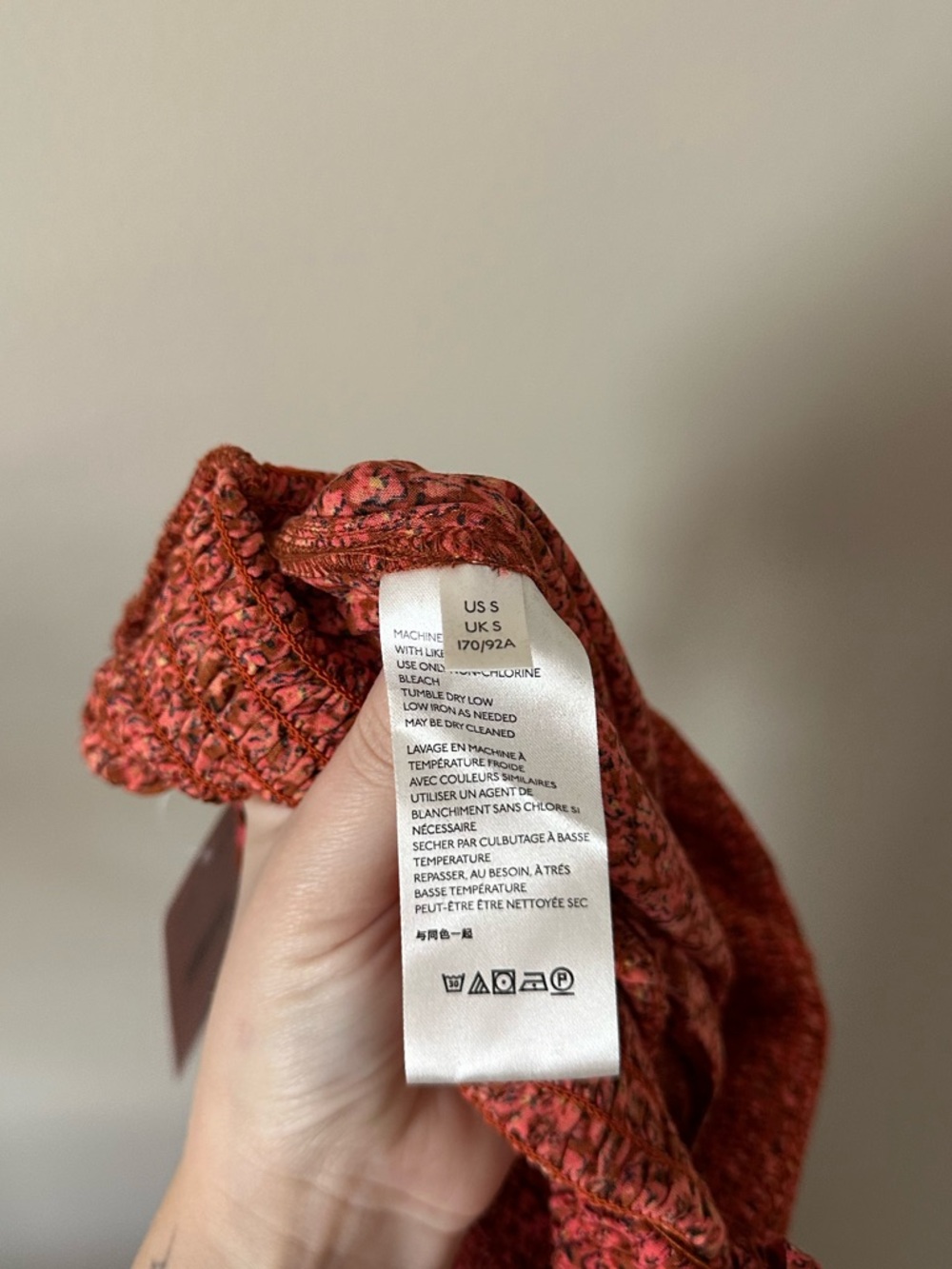 NWT Free People Little of Your Love Jumpsuit Floral Red Combo - Picture 8 of 11
